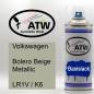 Preview: Volkswagen, Bolero Beige Metallic, LR1V / K6: 400ml Sprühdose, von ATW Autoteile West.